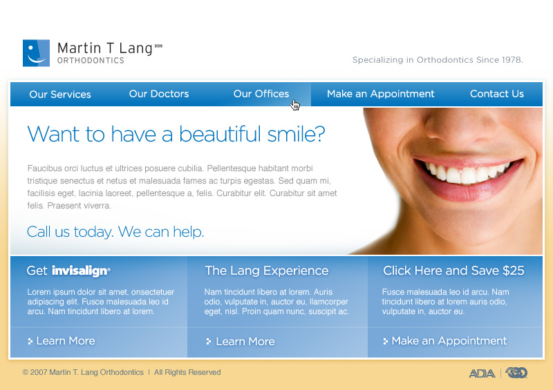Home Page Design