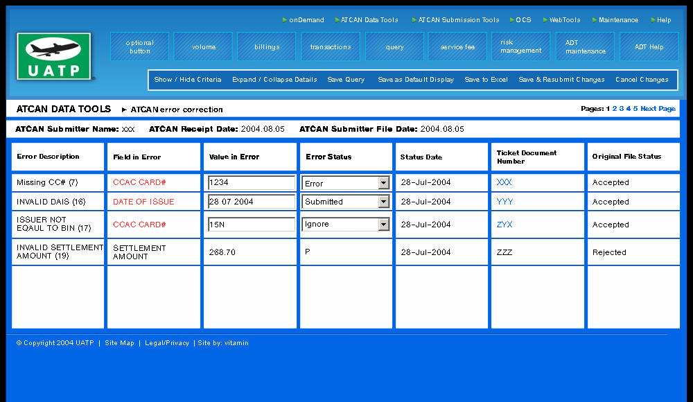 Atcan Data Tools - Error Correction - 1024x768