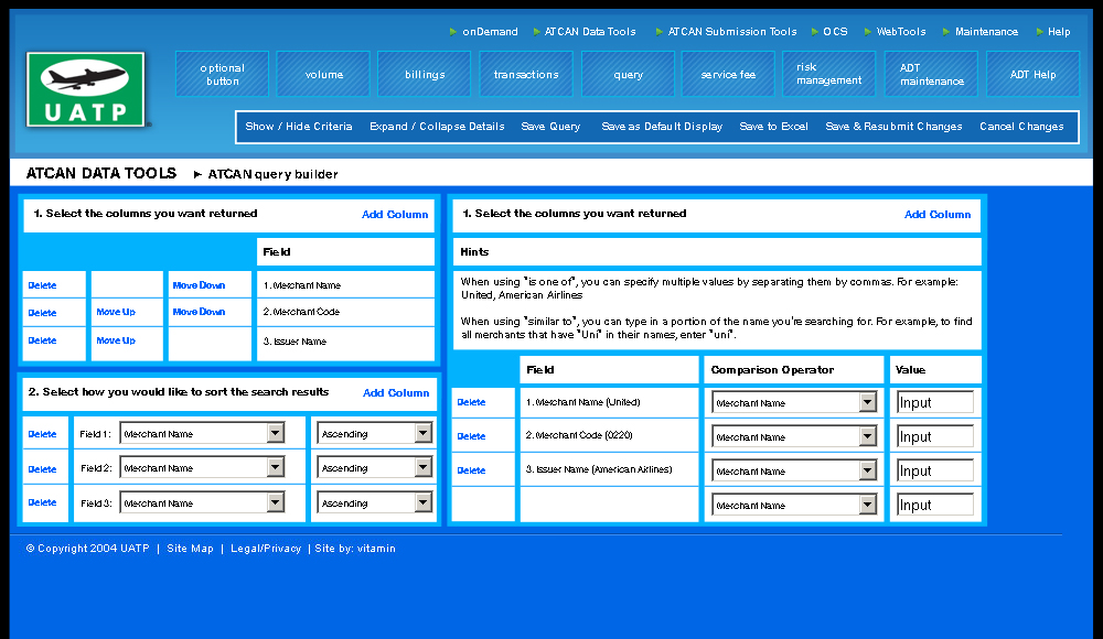 Atcan Data Tools - Query Builder - 1024x768