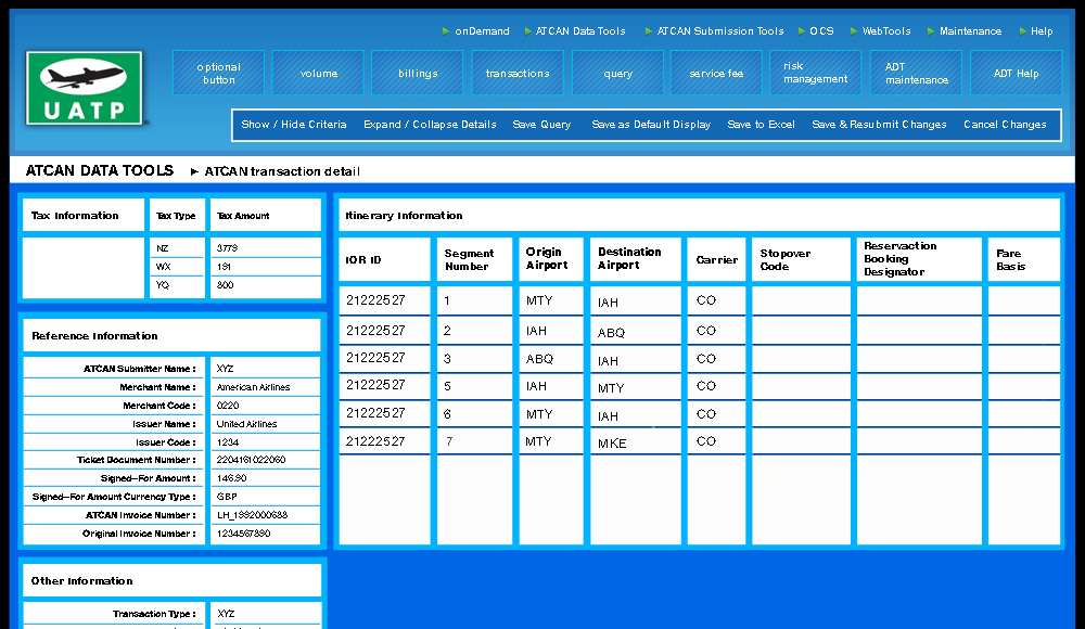 Atcan Data Tools - transaction detail - 1024x768